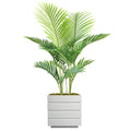 50" Tall Real Touch Palm Tree and Fiberstone Planter