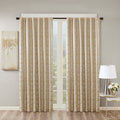 Marble Total Blackout Window Curtain, Gold (Max Blackout)