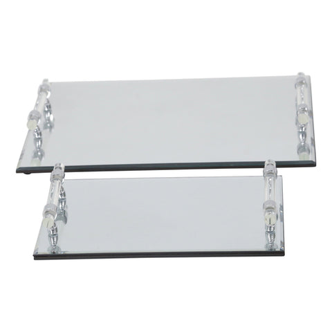 Glam Mirrored Trays