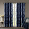 Ogee (Max Blackout) Window Curtain, Navy Blue